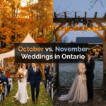 October vs. November Weddings in Ontario