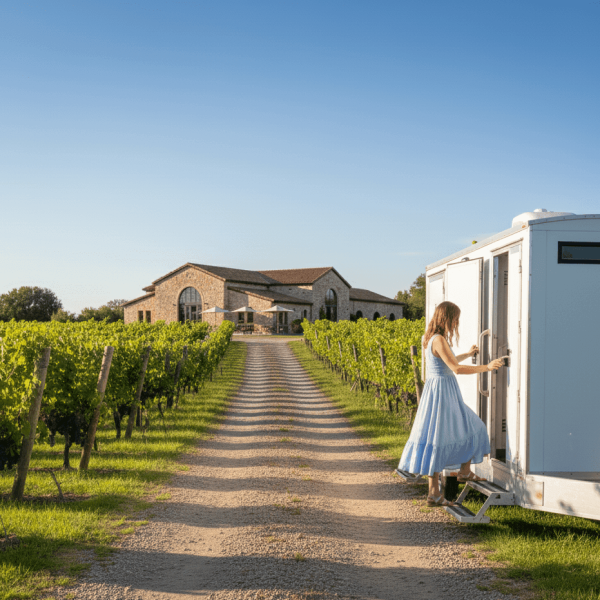 Homepage 35 Upscale bathroom trailer for outdoor celebrations